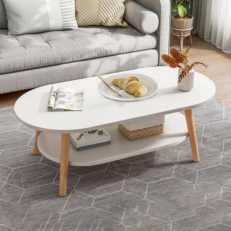 Modern Coffee or End Table Artificial Wood Coffee Table with 4 Legs