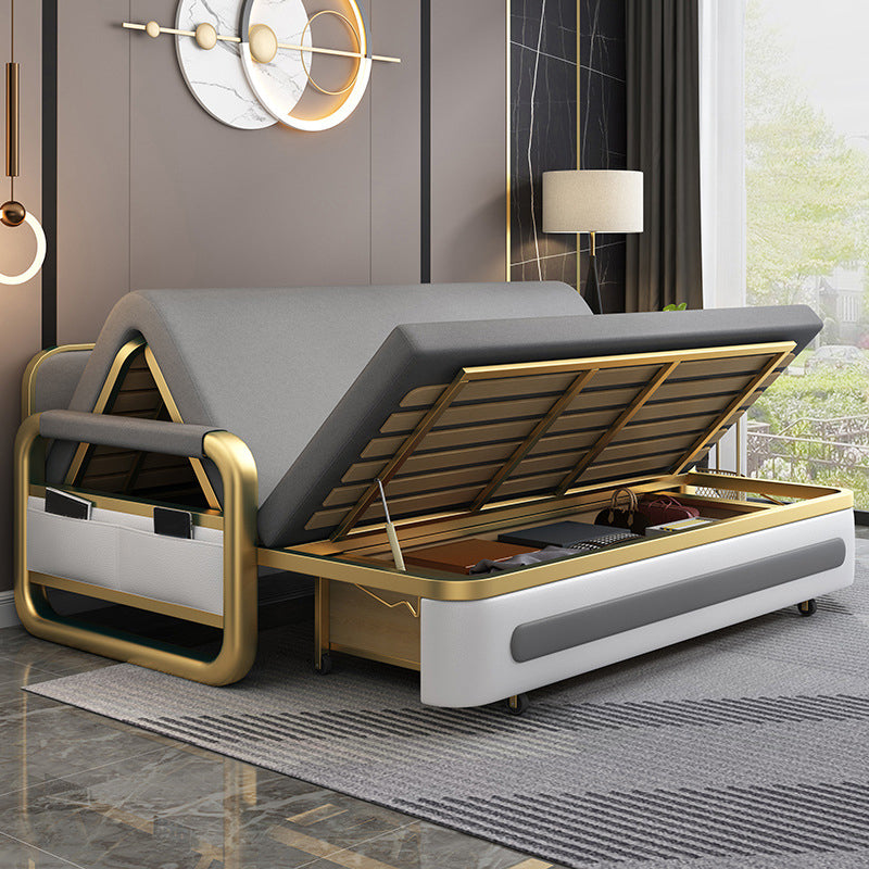 Pillow Included Sofa Futon Cushion Back Foldable Futon Sofa Bed