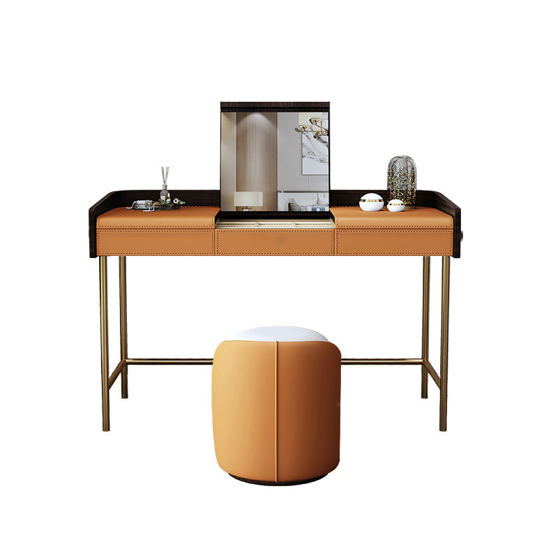 Glam da 17,72 "vanità per trucco in legno con 2 cassetti per la camera da letto