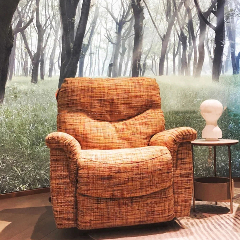 Manual-Handle Type Standard Recliner Swivel Base Recliner Chair