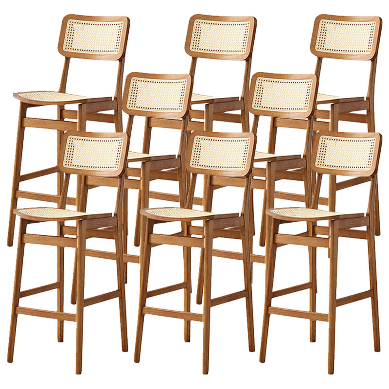 Tabouret de bar de style moderne tabouret de comptoir en bois massif pour salon