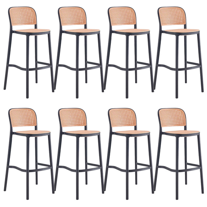 Tabouret de bar en plastique se tabouret de comptoir empilable industriel pour Bristol