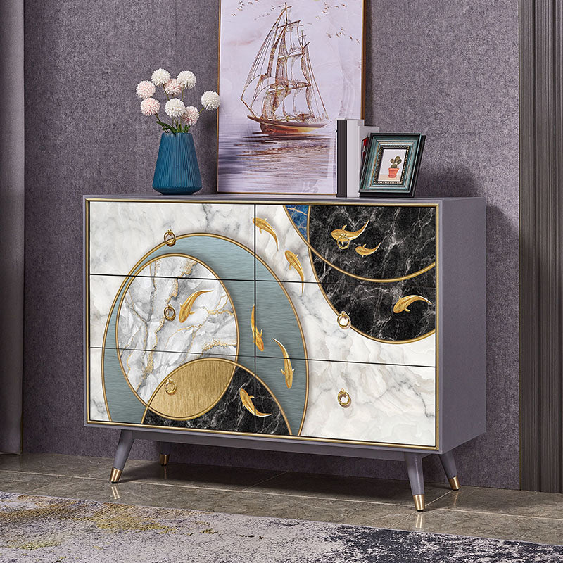 Wooden Storage Chest Dresser Classic Glam Storage Chest with Drawers https: res.litfad.com site img item 2022 11 18 6665103 1200x1200.jpg Clearhalo 'Bedroom Furniture' 'Dressers & Chests' 'dressers_chests' 'furn' 'furn_dressers_chests' 'Furniture' 6665103