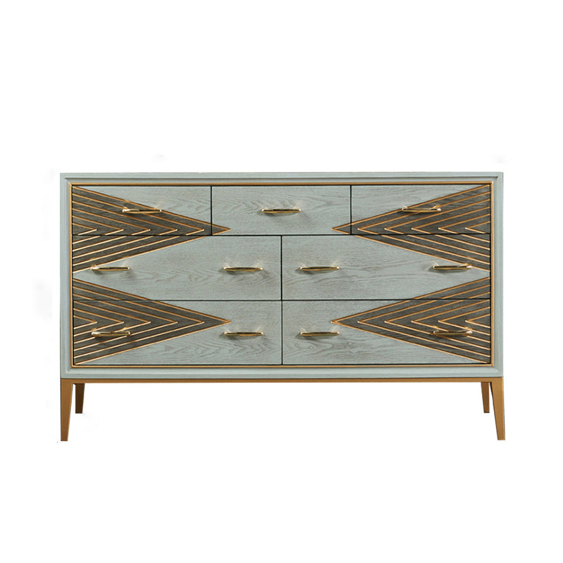 Commode coffre en bois en bois commode glamour contemporaine pour la maison