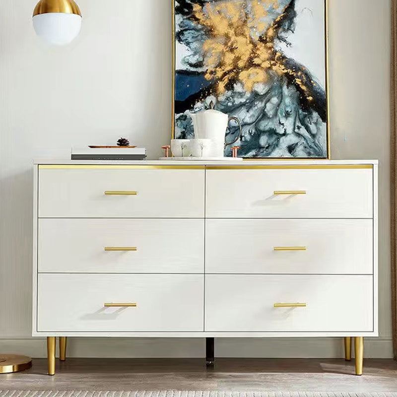 Wooden Chest Classic Glam Storage Chest Dresser with Drawers