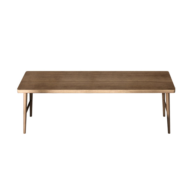 Scrivania di scrittura in legno contemporanea scrivania da camera da letto in marrone con le gambe