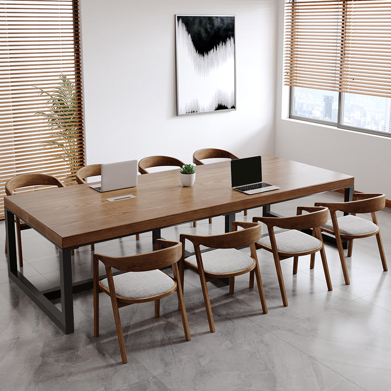 29.25-inch H MODERNE Writing Desk Rectangle Solid Wood Office Desk