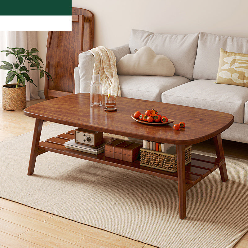 Tavolino laterale contemporaneo da 17 "H -tavolo in legno in legno massiccio