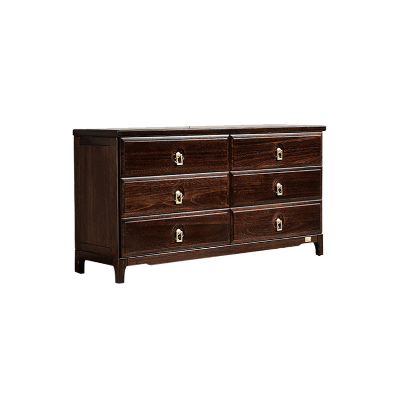 Mid-Century Modern Accent Chest Rectangle Brown Lacquered Wood Chest 6 Clearhalo 'Cabinets & Chests' 'cabinets_chests' 'furn' 'furn_cabinets_chests' 'Furniture' 'Living Room Furniture' 6672069