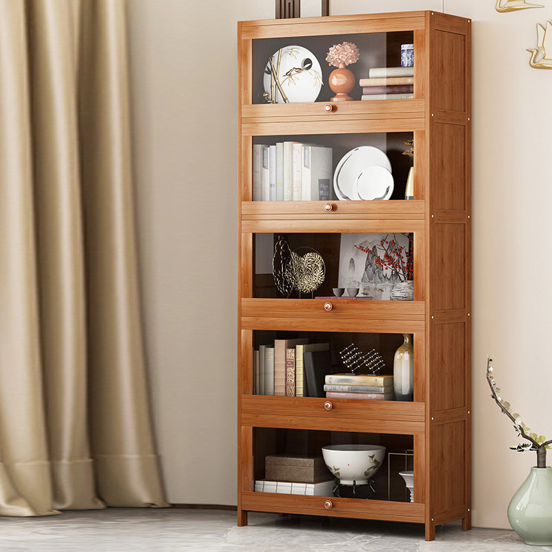 Urban Shelf Bookcase Engineered Wood Book Shelf with Cabinets for Study Room