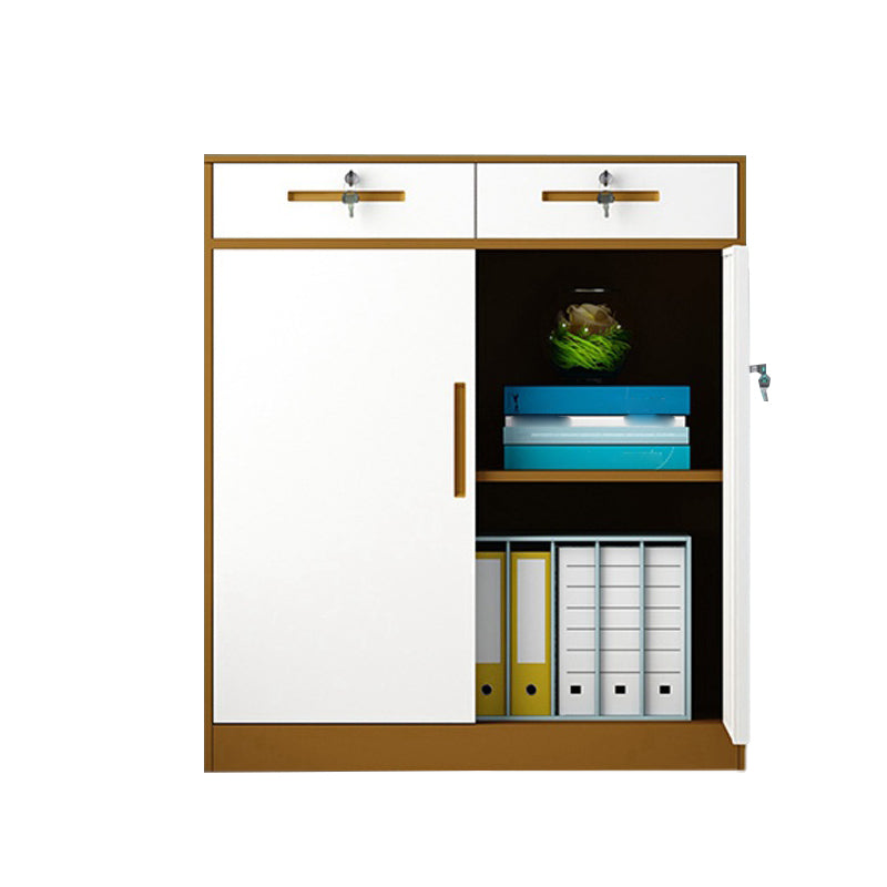 Vertica Metall -Aktenschrank moderner Farbblock -Aktenschrank für Büro