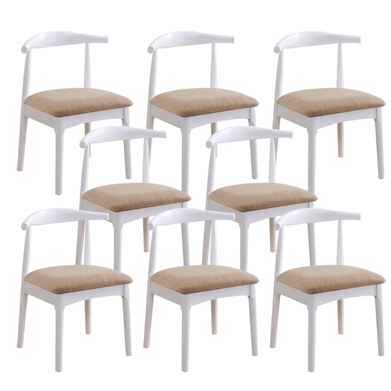 Chaises de salle à manger à côté en bois ouvrir à l'arrière une chaise latéral pour la maison