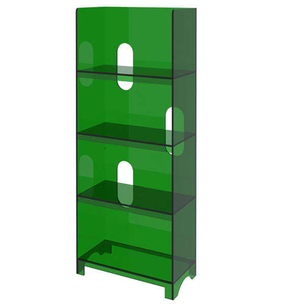 Estantería de estilo moderno de estilo cerrado estantería acrílica para sala de estar