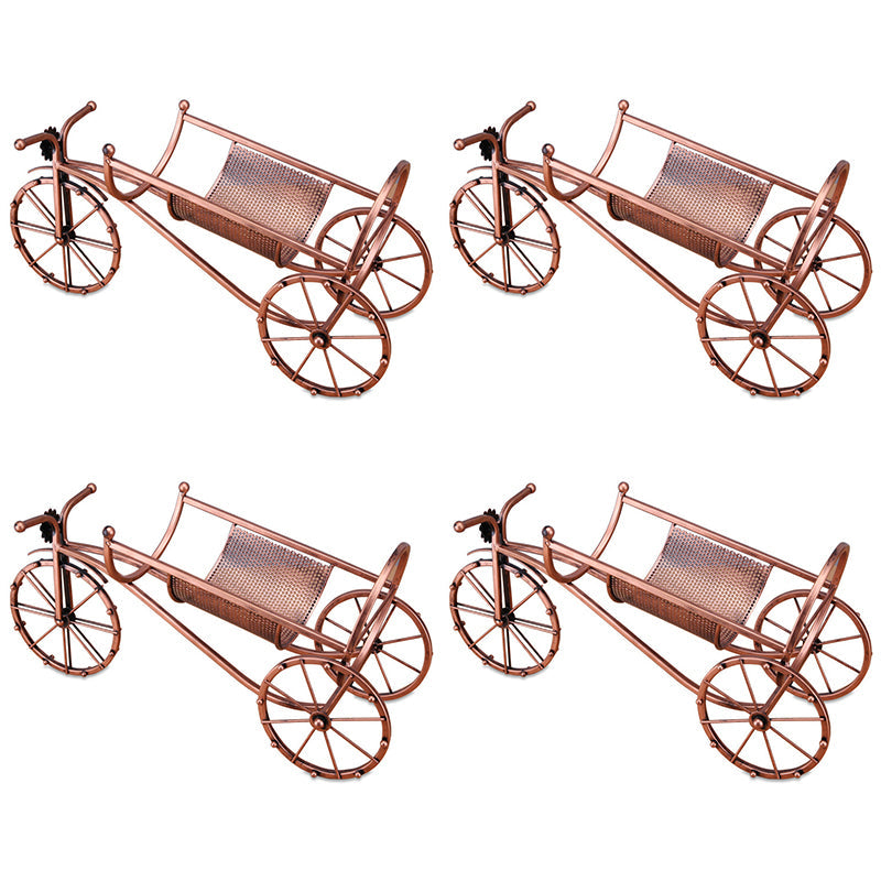 Metal Countertop Wine Glass Rack Modern Brass Wine Bottle Holder