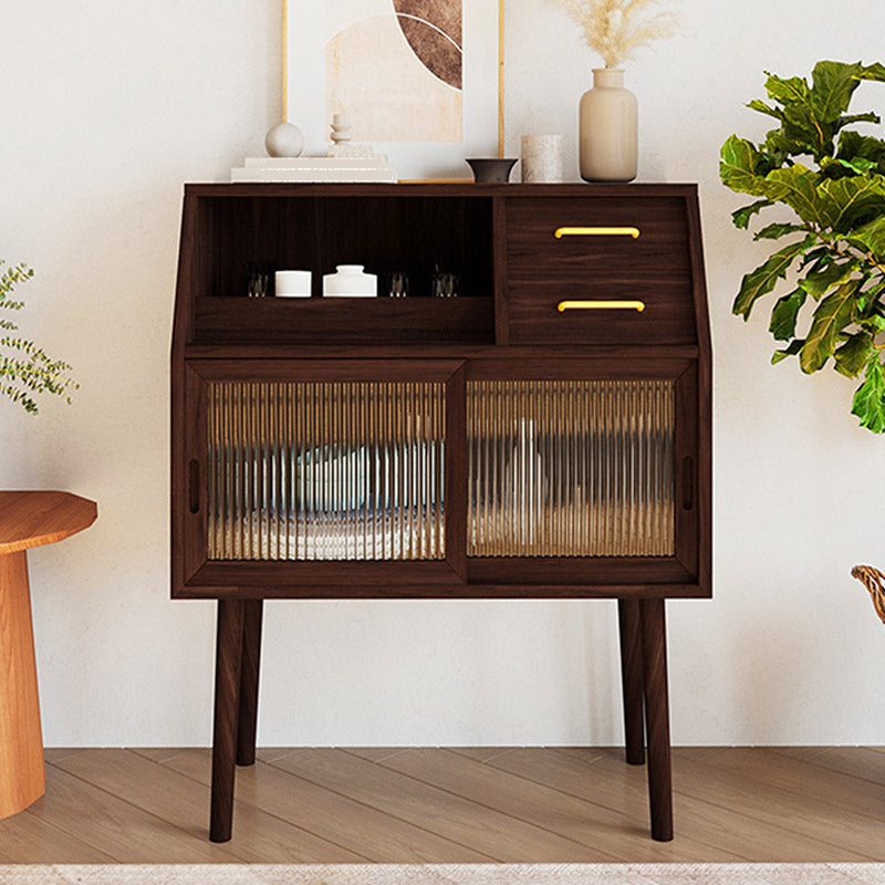 Server moderno del server buffet in legno massiccio - 31,5 "l x 17,8" w x 38,2 "H