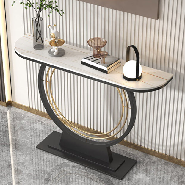 Table de console de pierre glamour