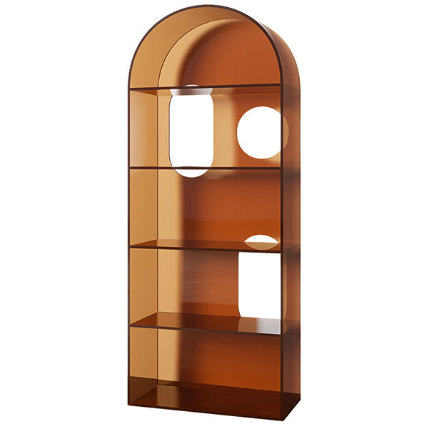 Glam Standard Acryl Bookshelf Gesloten Back -boekenkast met planken