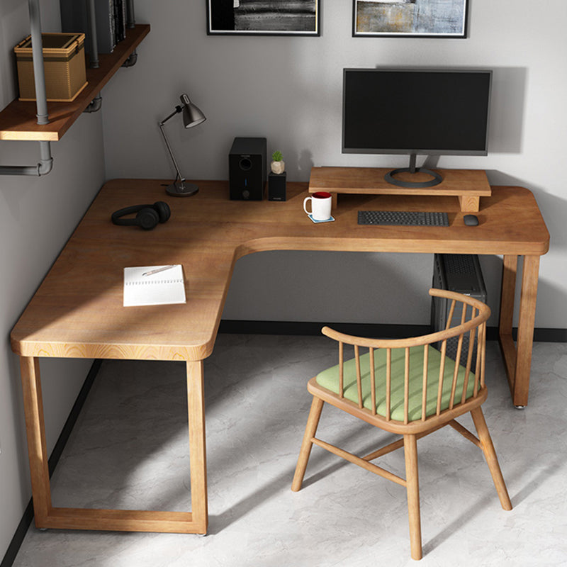 Escritorio de oficina de madera maciza contemporánea 29.53 pulgadas de altura de la oficina