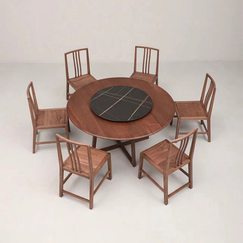 Juego de comedor moderno de madera de pino con sillas de madera 1/2/5 PCS Dinette Juego para casa