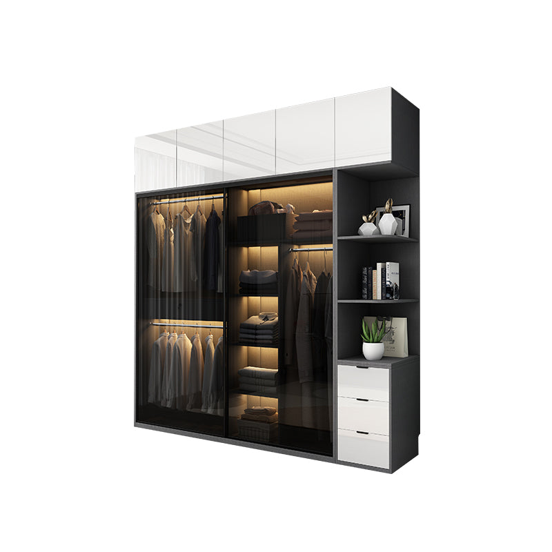 Glas- und Holzgarderobe Rettungskabinett