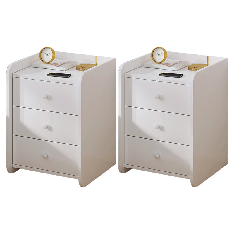 コンテンポラリーアクセントテーブルナイトスタンドアンティーク仕上げ引き出し引き出しベッドナイトスタンド