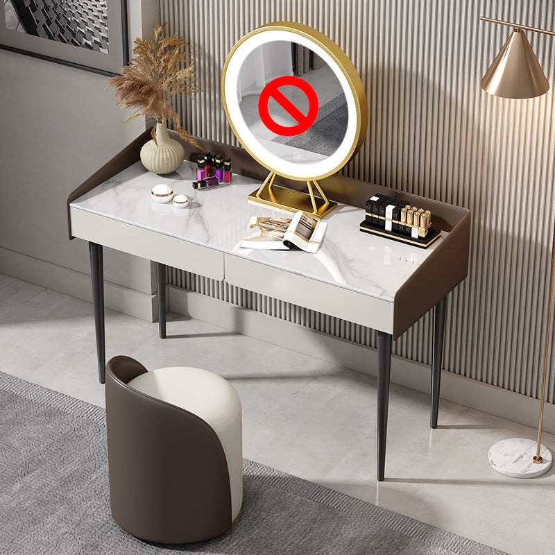 Table de maquillage de 29,52 "Hauteur à 2 dessins