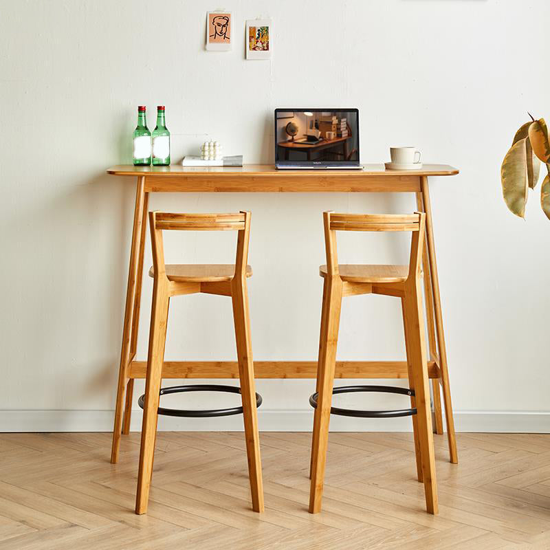 Ensemble de barres rectangle de style contemporain 1/2/3 pièces Pub Dining Set pour salle à manger