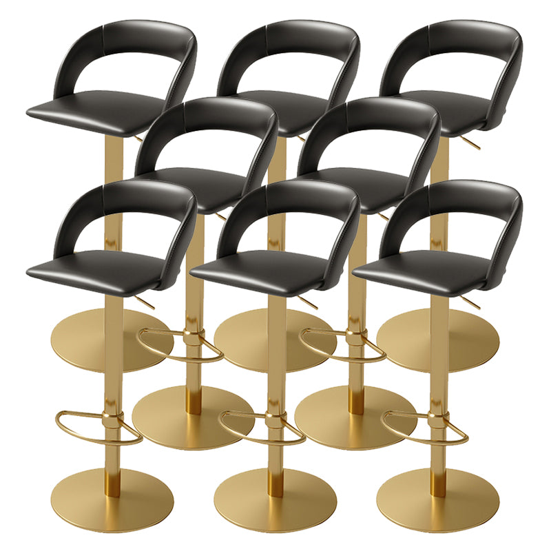 Swivel lederen barkruk verstelbare hoogte aanrecht ontlasting voor Bristol