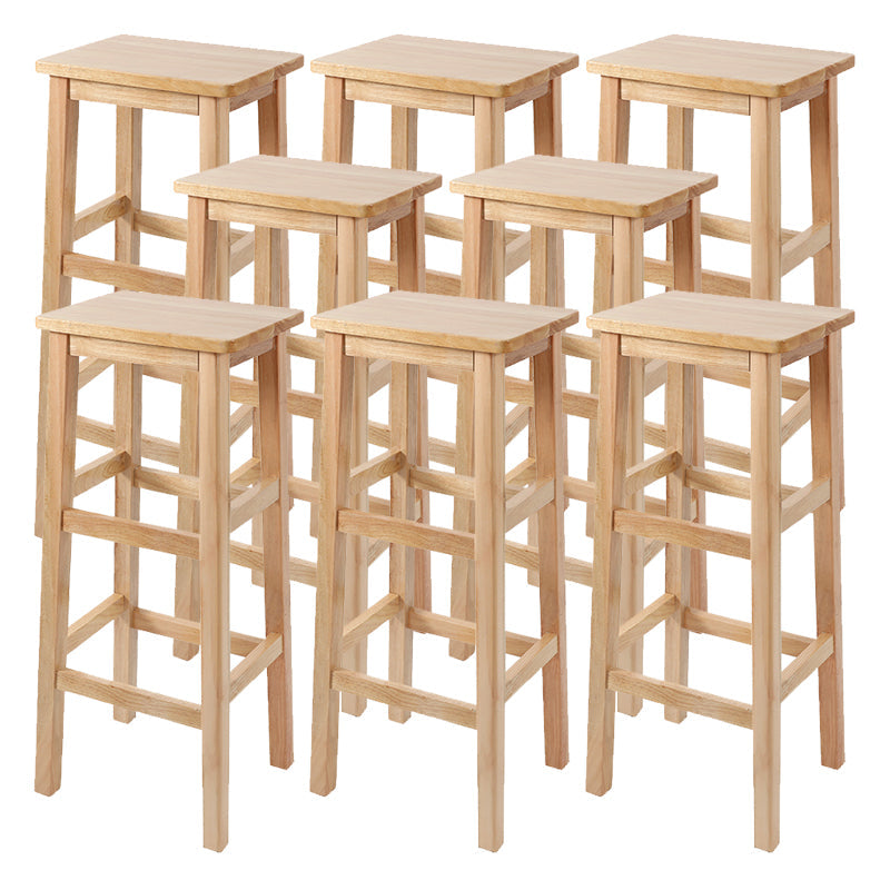 Tabouret de bar en cuir de style moderne tabouret de comptoir en caoutchouc pour la maison