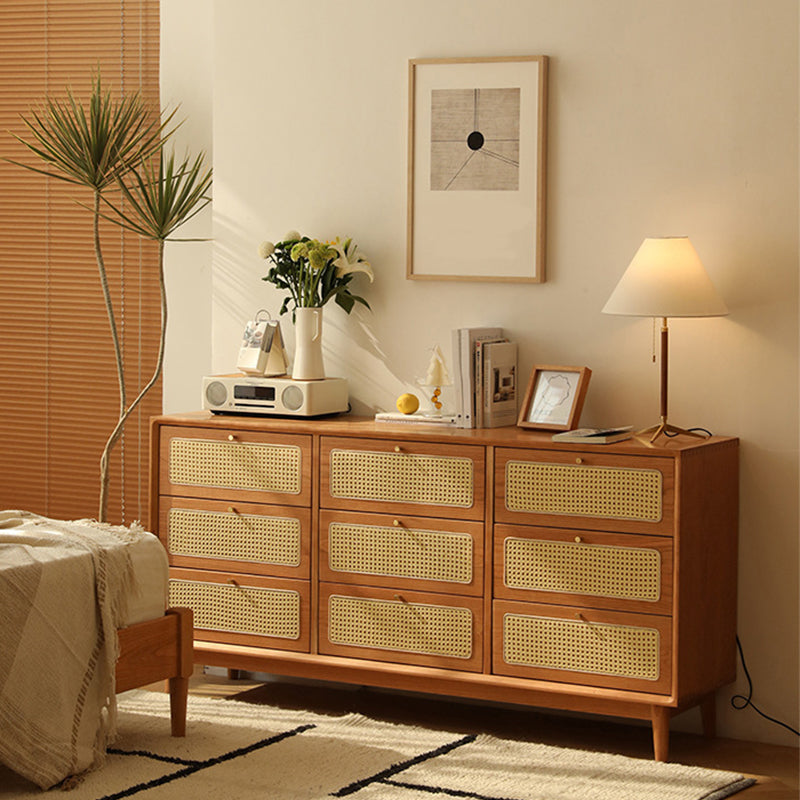 15.6-inch Width Contemporary Storage Chest Solid Wood Dresser with 6/9 Drawers https: res.litfad.com site img item 2022 11 21 6752822 1200x1200.jpg Clearhalo 'Bedroom Furniture' 'Dressers & Chests' 'dressers_chests' 'furn' 'furn_dressers_chests' 'Furniture' 6752822