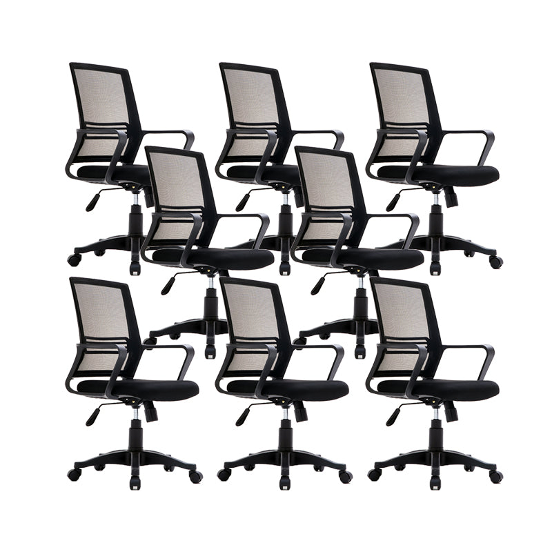 Moderne Swivel stoel verstelbare stoelhoogte vaste wapenstoel met wielen