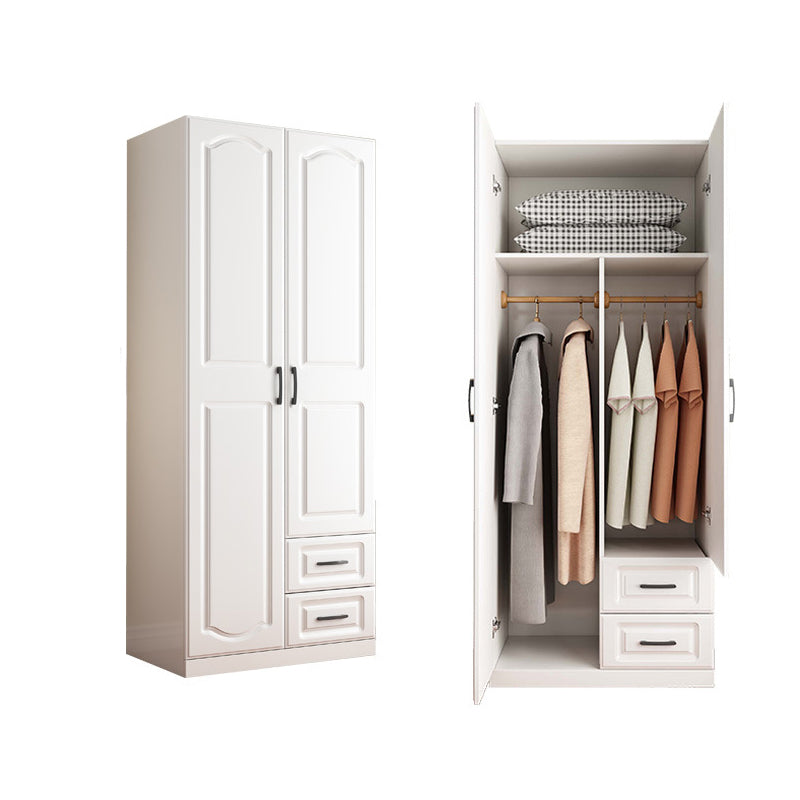 Houten garderobe kast met lade hedendaagse garderobe armoire