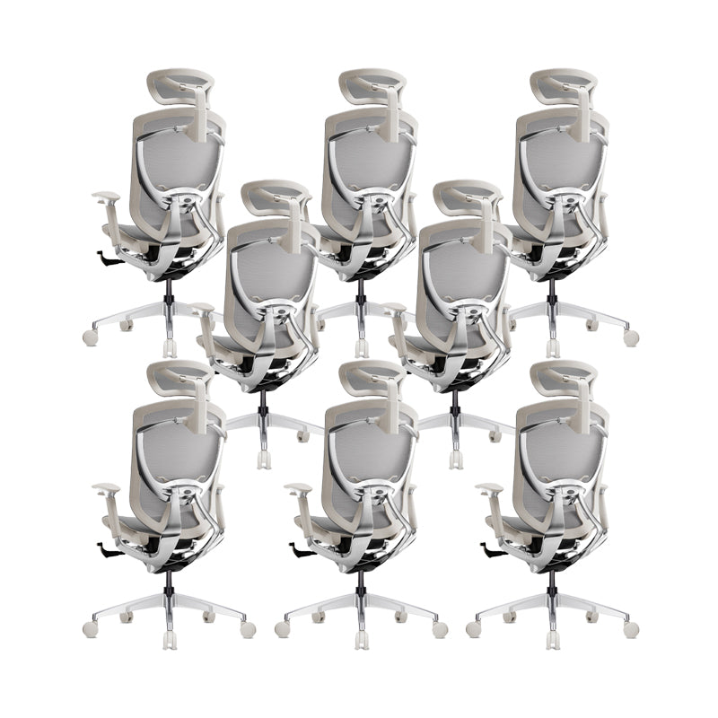 Silla de oficina moderna brazos extraíbles altura de asiento ajustable altura giratoria con ruedas