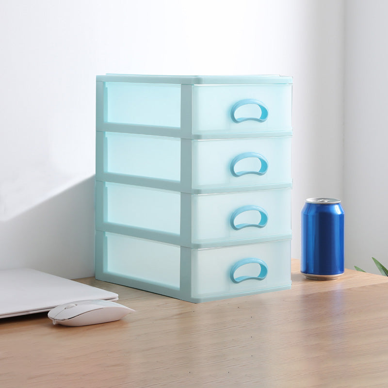 Cassetti di archiviazione armadio a contrasto Contrasto color plastica in plastica mobile