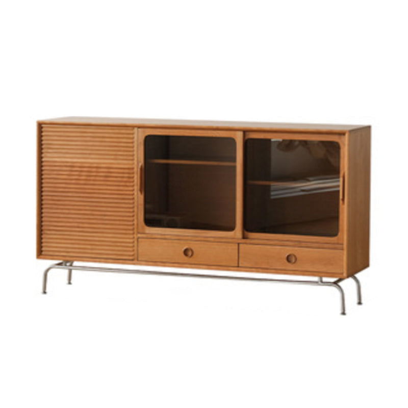 Moderno armadio per pino da pino con porte per sala da pranzo