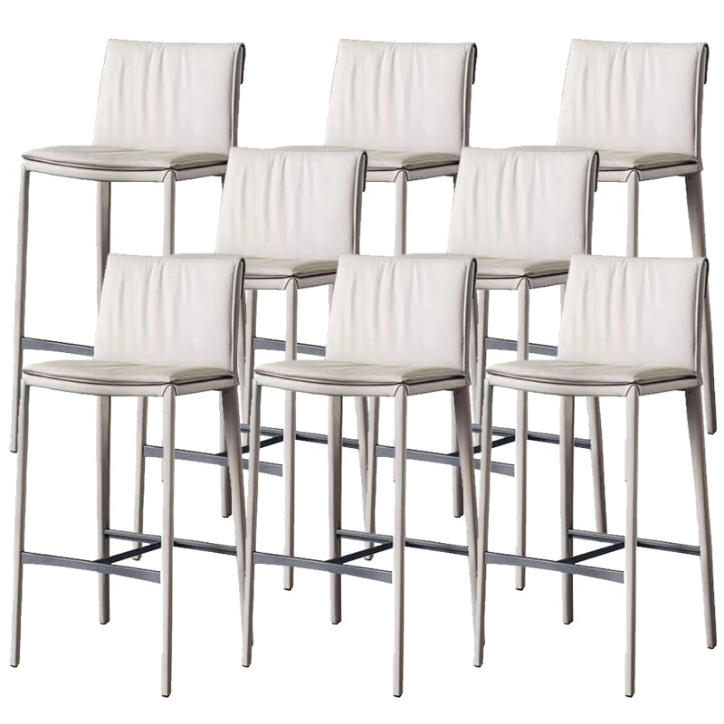 Moderno sgabello da bar sgabello cornice in pelle per sala da pranzo