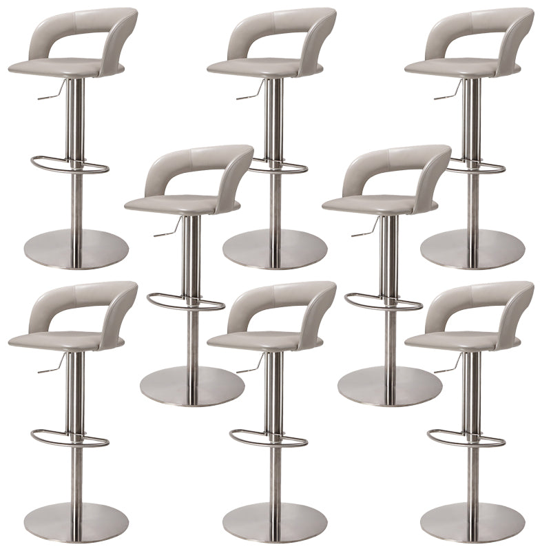 Sgabello da bar in pelle lombare sgabello per bristol con girevole