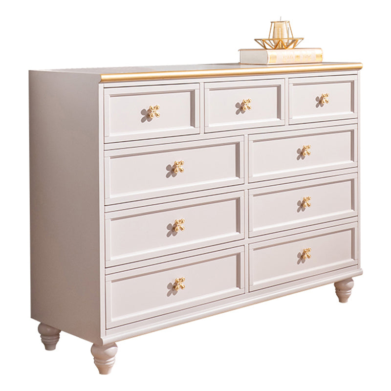 Cassa di deposito in gomma in gomma tradizionale decorata tradizionale con cassetti per camera da letto