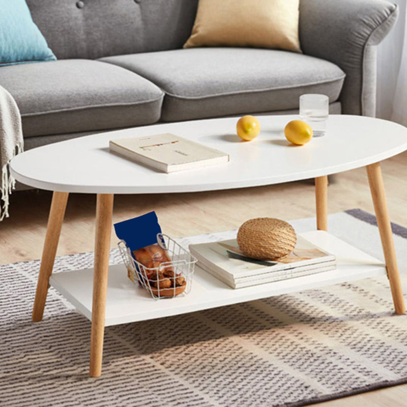 Eigentijdse salontafel houten natuurlijke koffiecocktailtafel