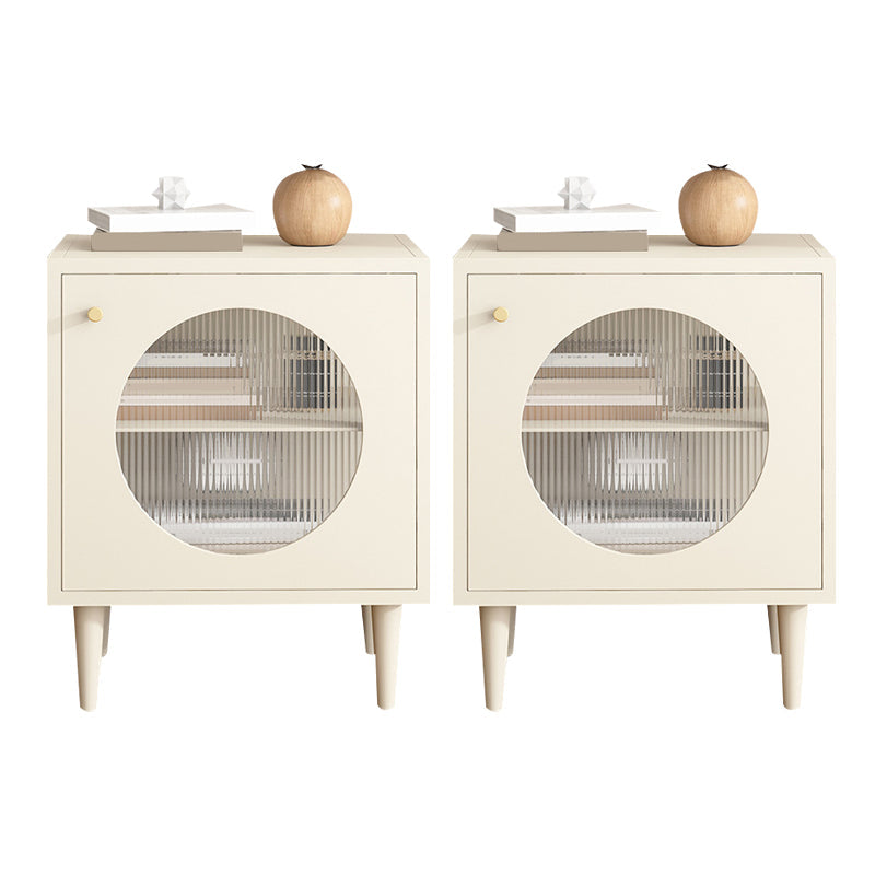 インダストリアルベッドサイドキャビネットアンティークフィニッシュアクセントテーブルナイトスタンド