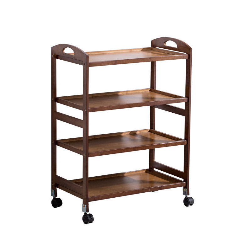 Rotolare casa da pranzo cucina carrello moderno carrello da cucina in legno