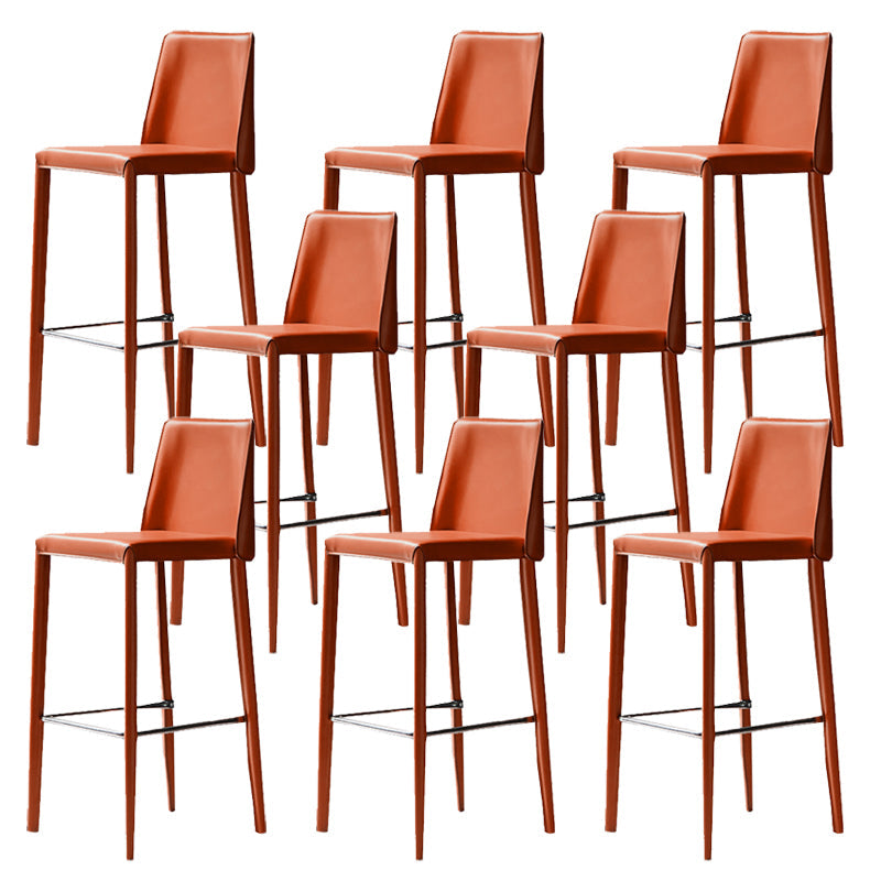 Moderne Bar Stool LeThe Backlest Teller -ontlasting voor de woonkamer