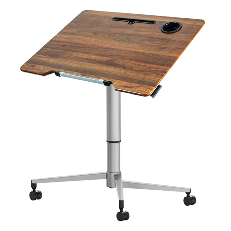 Rectangular Shaped Standing Desk Multiple Colors Writing Desk for Office Walnut-Grey Clearhalo 'furn' 'furn_office_desk' 'Furniture' 'Office Desks' 'Office Furniture' 'office_desk' 6795168