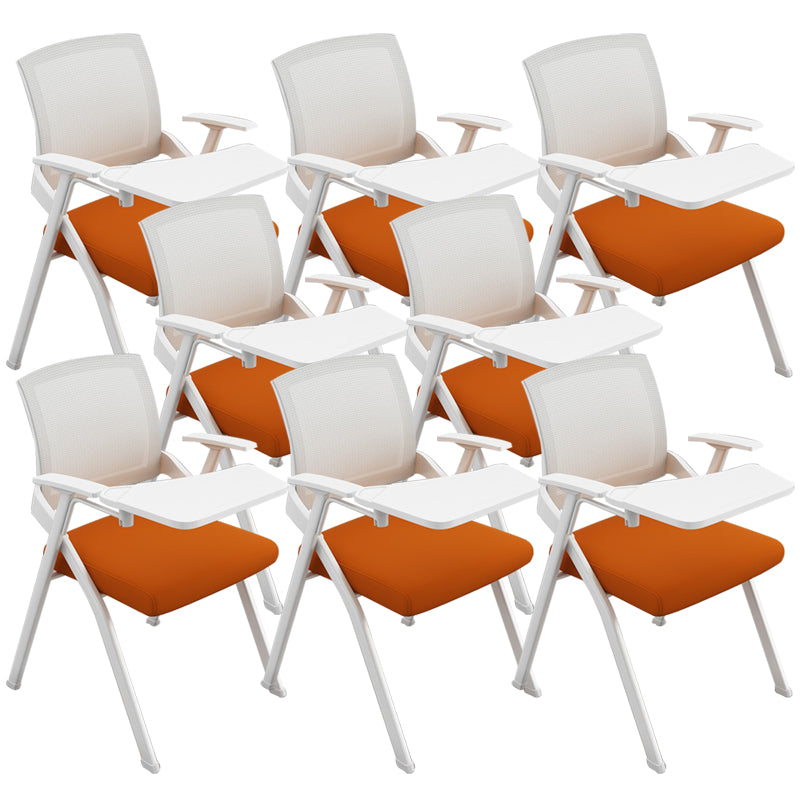 Silla de conferencia de estilo moderno silla de escritorio de metal con brazo para la oficina