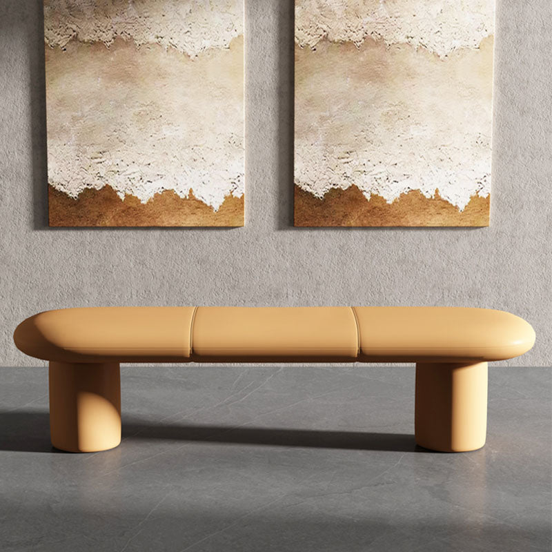 Bedroom Upholstered Bench Contemporary Seating Bench with Legs 71"L x 18"W x 16"H Clearhalo 'Benches' 'Chairs & Seating' 'furn' 'furn_benches' 'Furniture' 'Living Room Furniture' 6807136