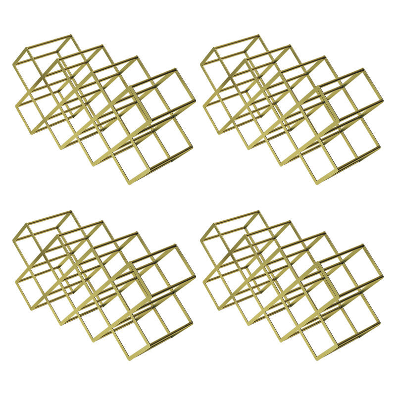 Glam Tabletop portainiera per vino in metallo porta bottiglia per soggiorno