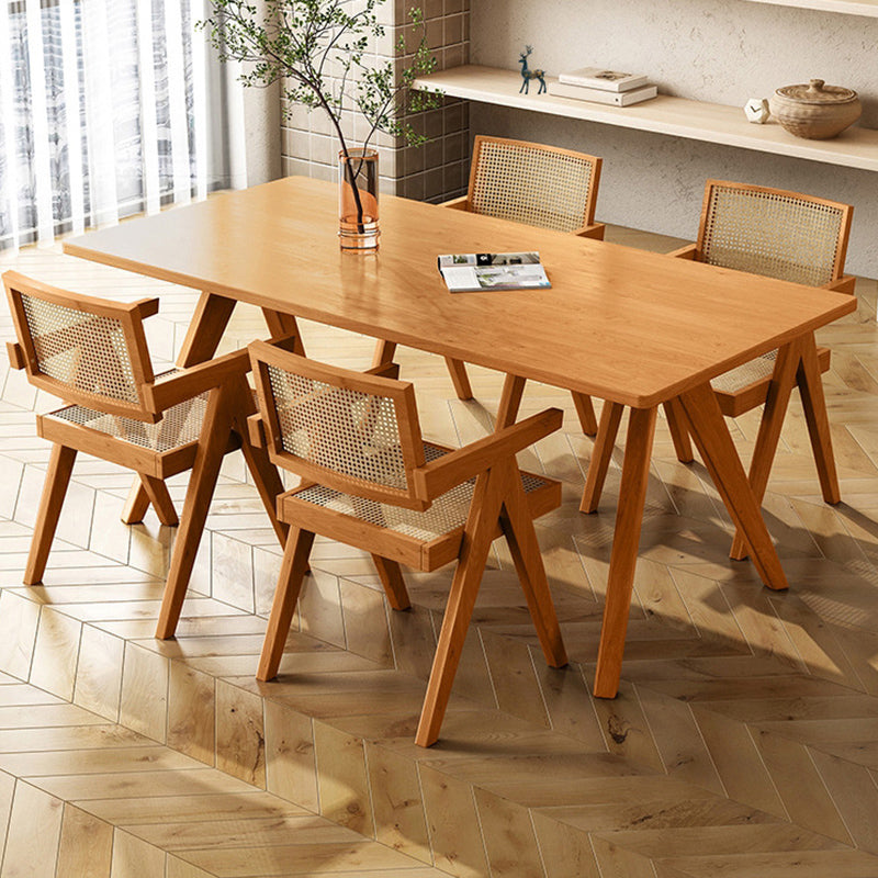 Mesa de comedor de madera de pino de 1/2/5 piezas de pino para comedor para comedor para comedor