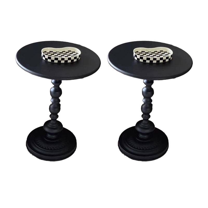 16.5 "W x 16.5" D x 20,5 "H Sofa Zijkant Accent Table metalen voetstuk Eindtafel