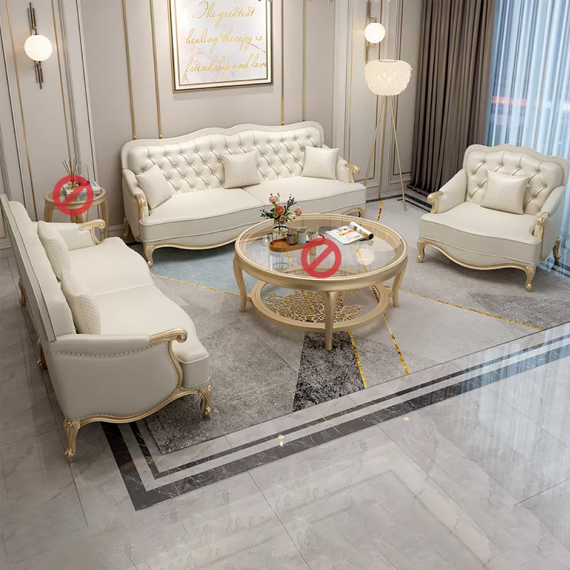 38.18" Tall Nailhead Trim Sectional Sofa Sloped Arm Genuine Leather Sofa 1-Seater Sofa & 2-Seater Sofa & 3-Seater Sofa Leather Horizontal Clearhalo 'furn' 'furn_sectionals' 'Furniture' 'Living Room Furniture' 'Sectionals' 6816289