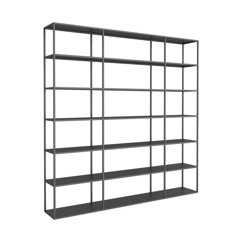 Scandinavian Etagere Bookcase Metal Open Back Bookshelf with Shelves